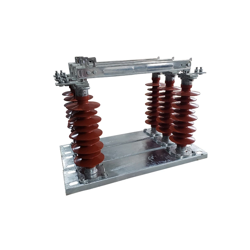 Hgw9-35/630a Композитный силиконовый резиновый высоковольтный изолирующий выключатель 35 кВ линейный тип электростанции изолирующий ножевой выключатель